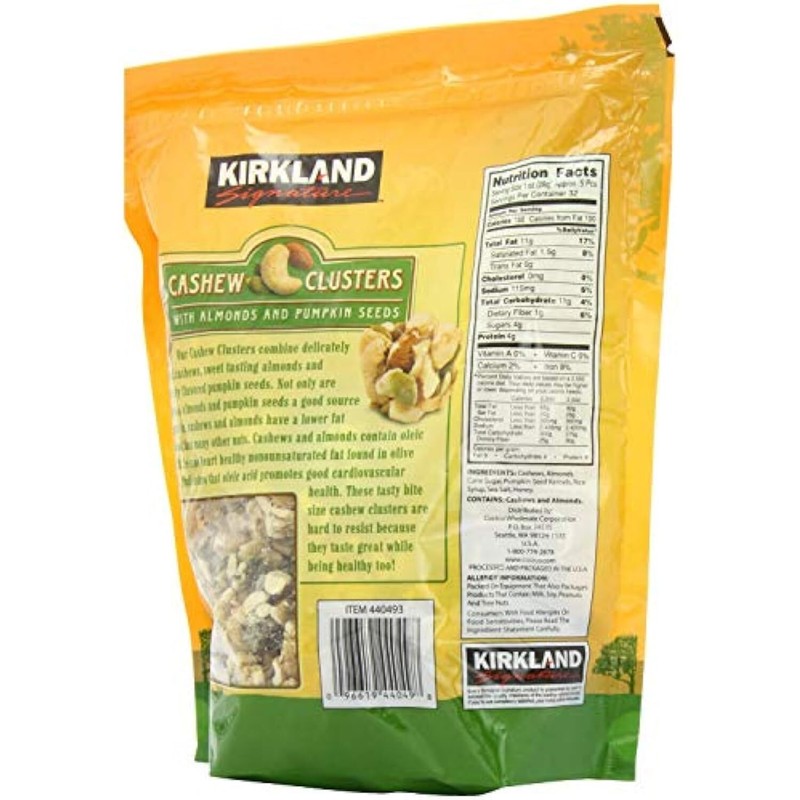 Kirkland Signature Cashew Clusters - 907g gallery