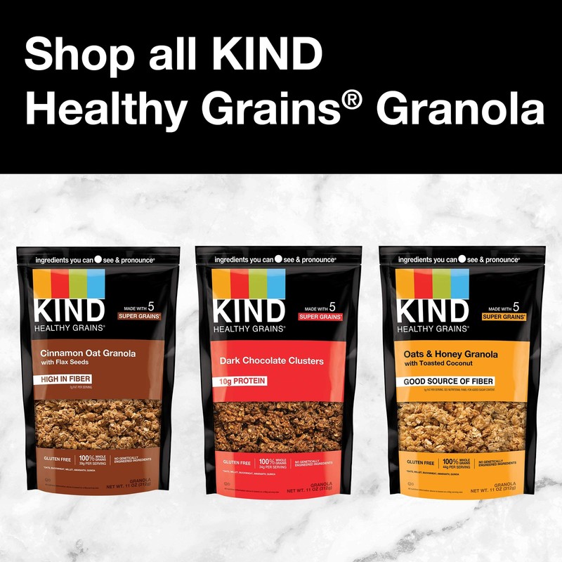 KIND Healthy Grains Peanut Butter Granola Clusters 11oz Pack of 3 Gluten Free... gallery