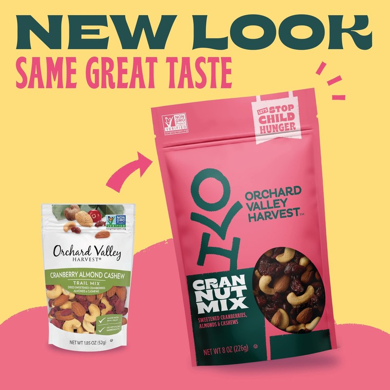 Orchard Valley Harvest Cran Nut Mix 14 Pack 1.85 oz Gluten Free Snack Mix gallery
