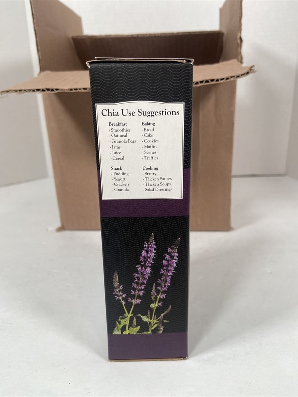 Case Of 8 Cucina & Amore Organic Chia Seeds 14 ounce gallery