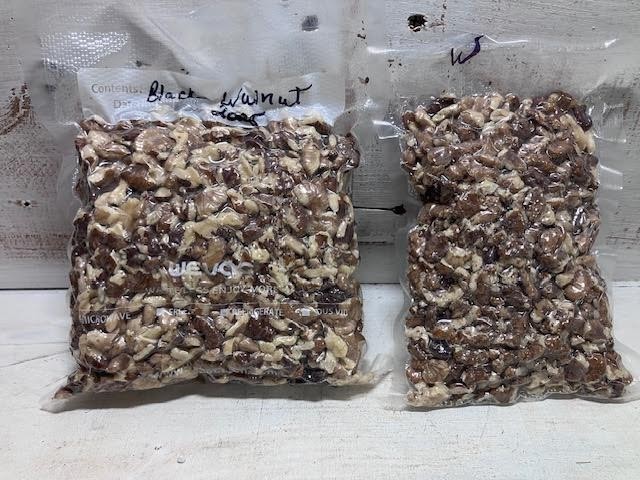 1 lb 10oz American Black Walnuts Shelled Pieces ’25 Wild Foraged, South Cent PA