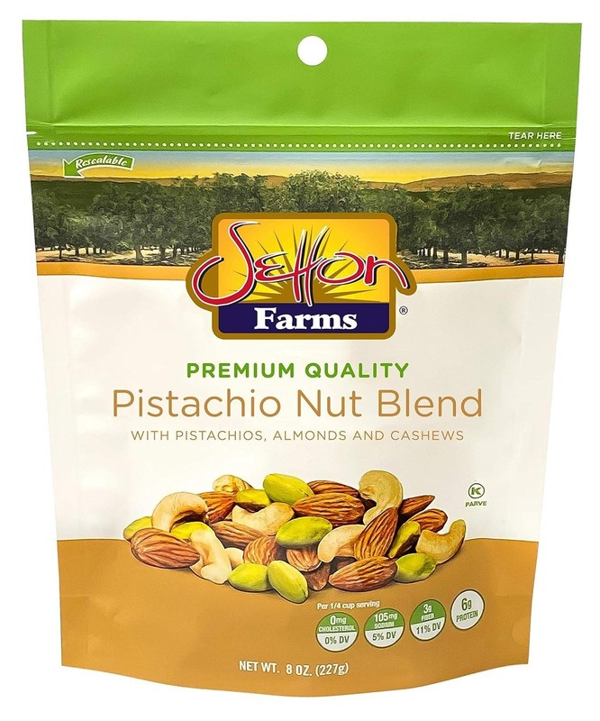 Pistachio Nut Blend with Almonds & Cashews - 8oz Resealable Bag gallery