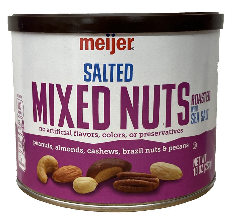 Meijer Salted Roasted Mixed Nuts 10 oz