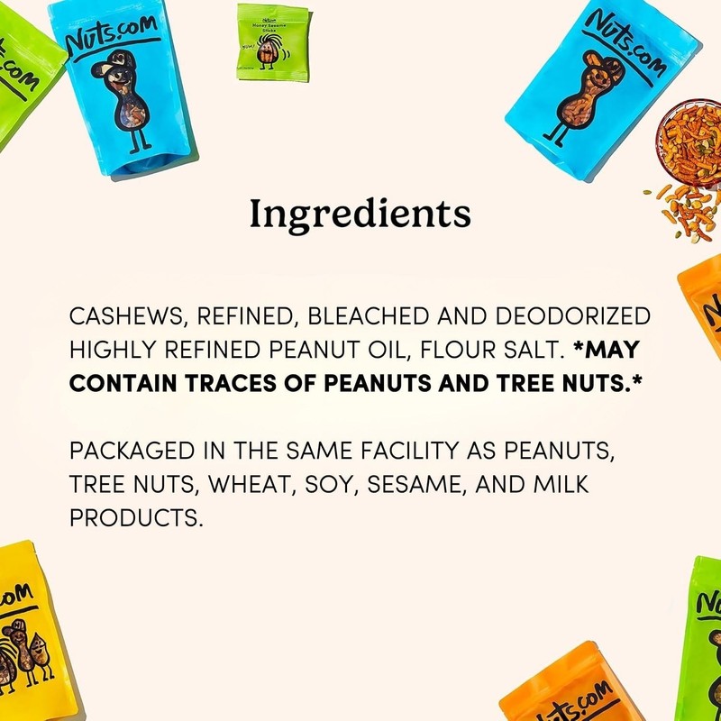 Nuts.com – Roasted Cashews Lightly Salted — Creamy & Savory Flavor Healthy Sn... gallery