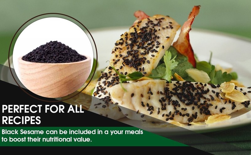 Organic Black Sesame Seeds 2 Lbs Raw Unhulled Lab-Tested gallery