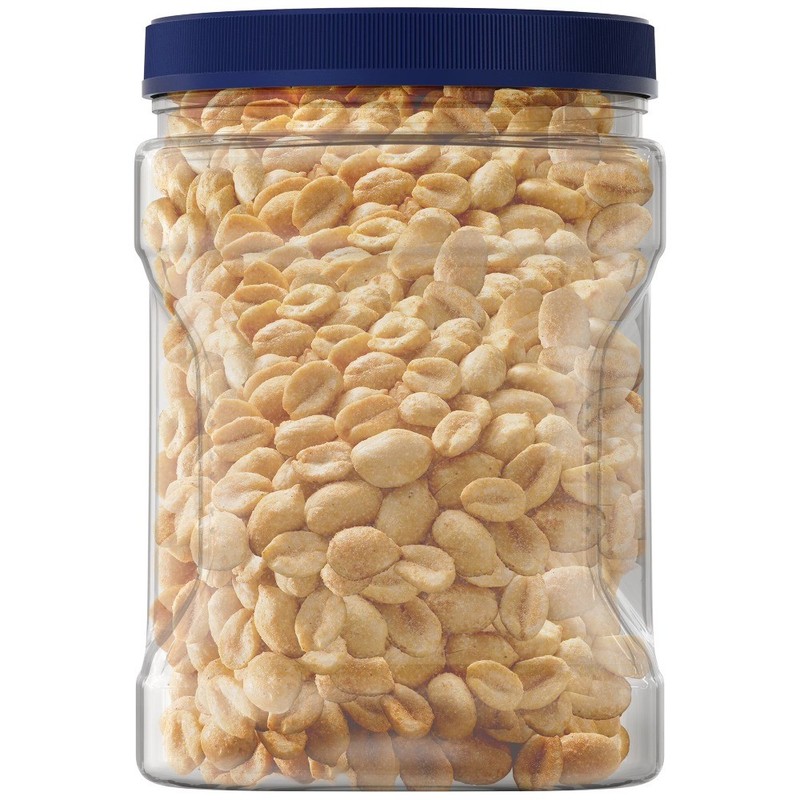 Lightly Salted Dry Roasted Peanuts, Party Snacks, Plant Based Protein, 2.16 lb gallery