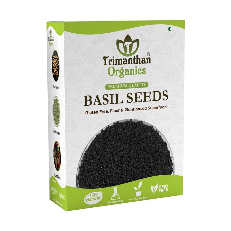 Trimanthan Organics Basil Seeds 250gm