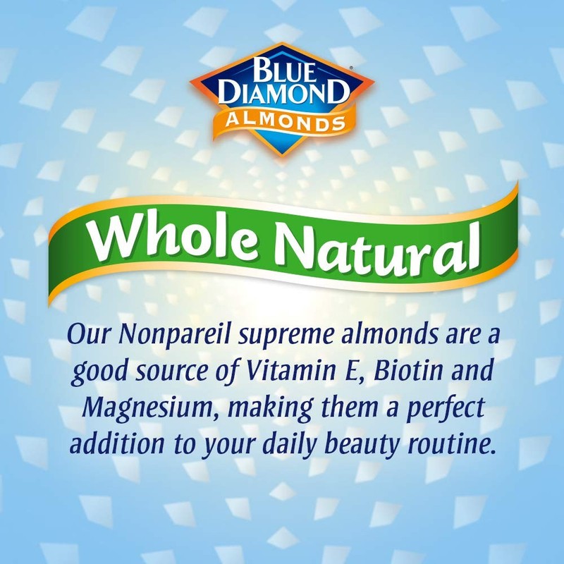 Blue Diamond Whole Natural Raw Almonds 25 Ounce Resealable Snack Bag gallery