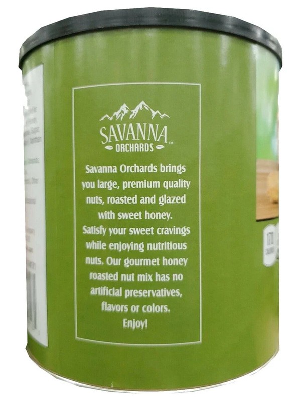 4-PACK Savanna Orchards Honey Roasted Nut & Pistachios 30 oz each gallery
