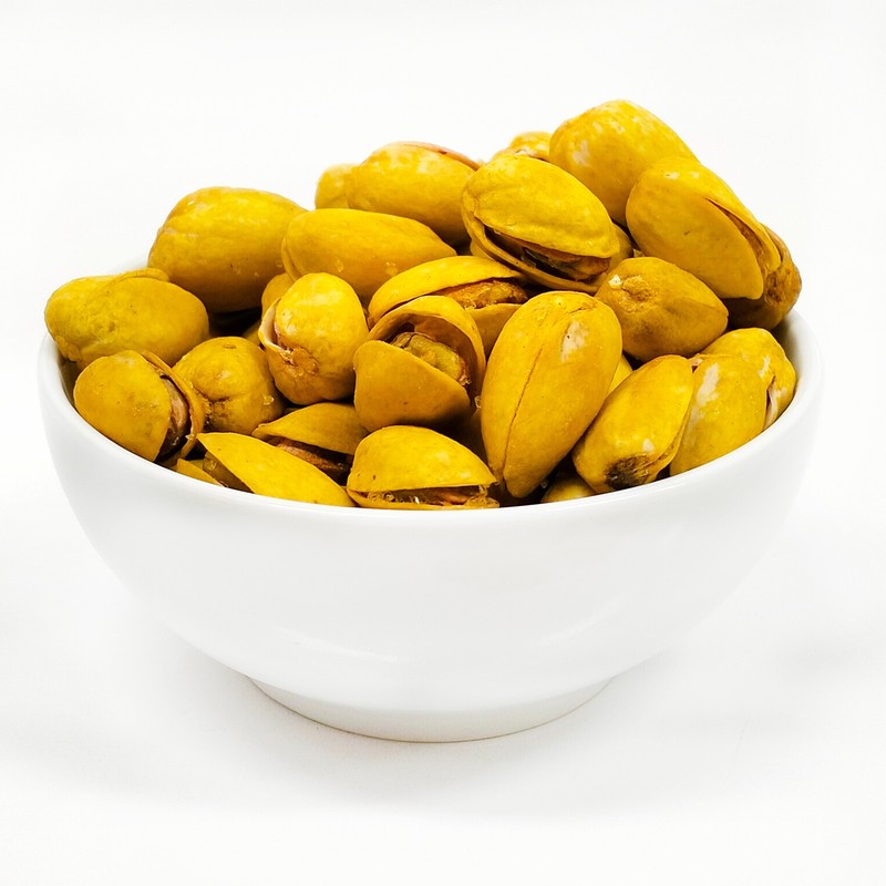 500g Dry Roasted Saffron Pistachios Aromatic Golden No Added Oil, Gluten Free