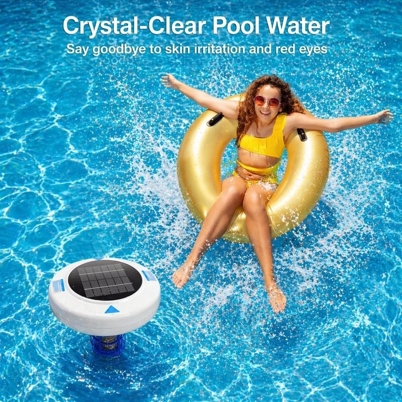 Solar Pool Ionizer for Inground & Above Ground Pools, Up to 45,000 Gallons, F... gallery