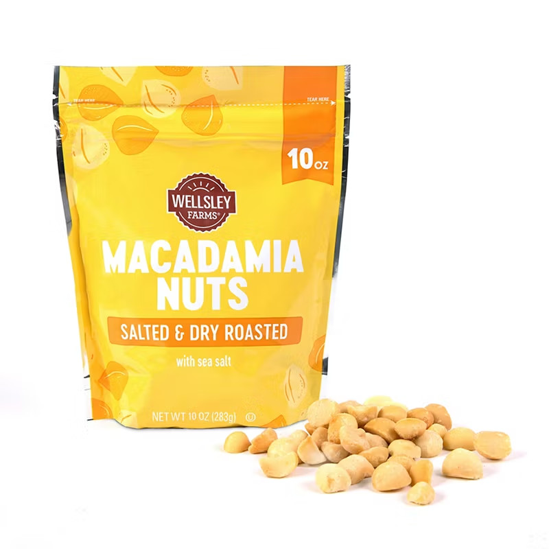 Wellsley Farms Macadamia Nuts with Sea Salt, and Dry Roasted 10 oz. gallery