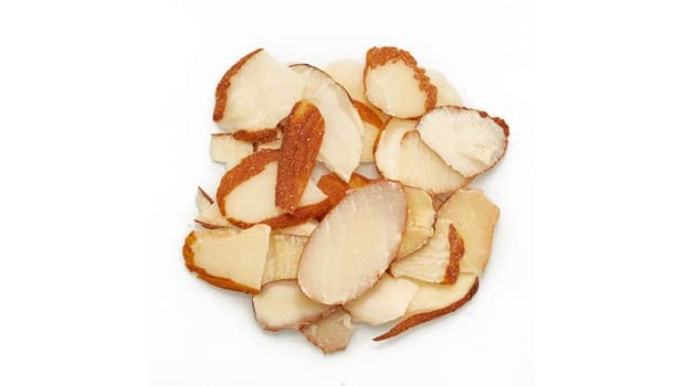 Organic Sliced European Almonds With Skins, 1 lb, Unblanched, Gluten-Free, gallery