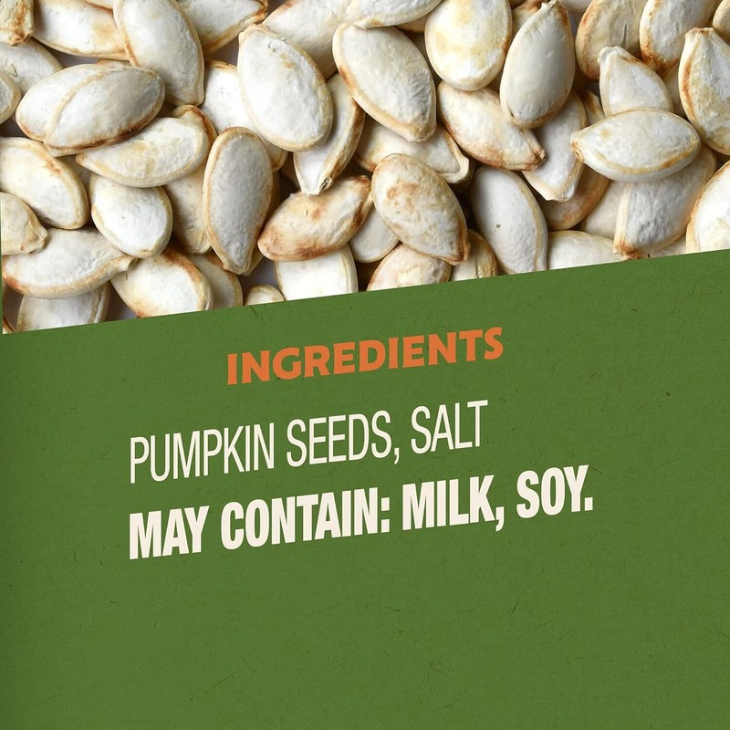 BIGS Simply Salted Homestyle Roast Pumpkin Seeds, Low Carb Lifestyle, 5-Oz. Bag gallery