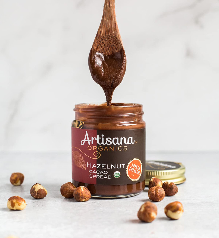 9.5 Oz Organic Hazelnut Cacao Spread No Palm Oil Sweetened with Coconut Sugar gallery