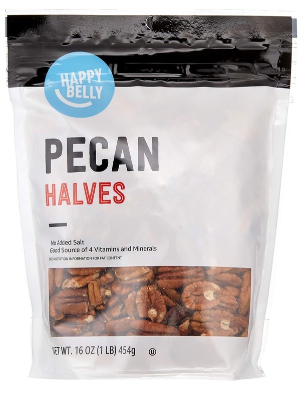 Salt-Free Pecan Halves, 16 Ounce - -Friendly, Perfect for Desserts gallery