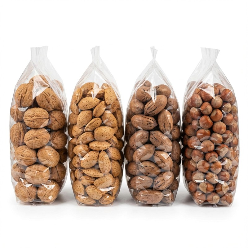 Premium In-Shell Nut Variety Pack, 4 lbs, Mixed Nuts in Shell, Walnut, Almond…