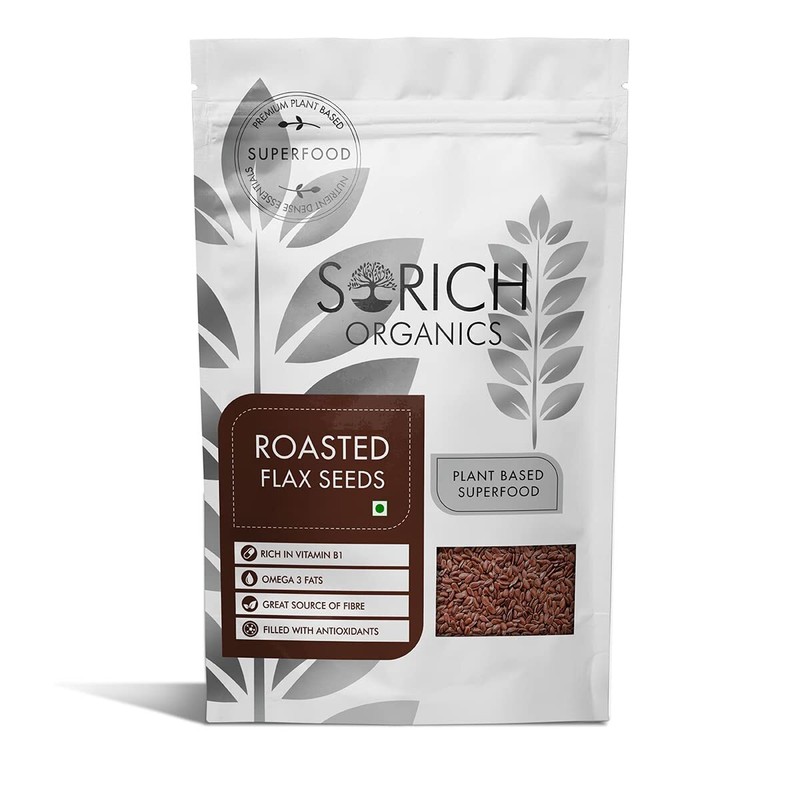 Sorich Organics Roasted Flax Seeds 100gm