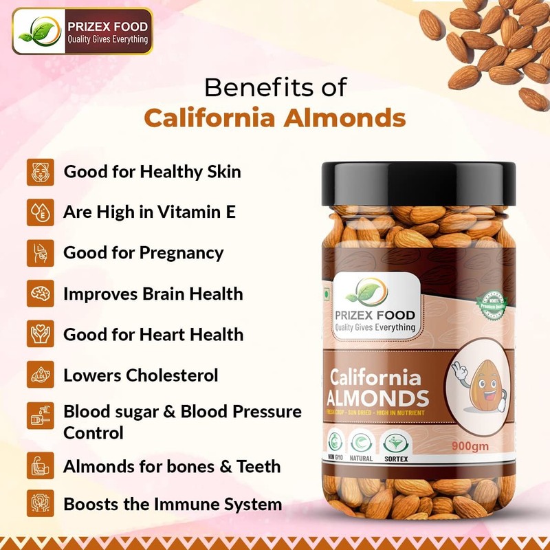 Prizex Californian Almonds 900gm gallery