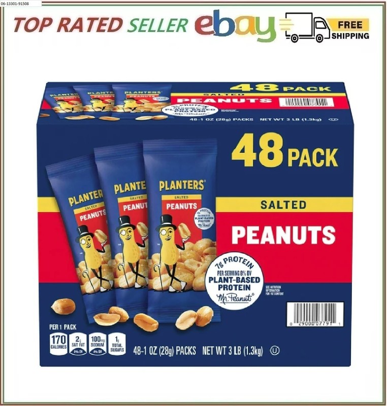 Planters Salted Peanuts, Single-Serve Packs (1 oz., 48 pk.)