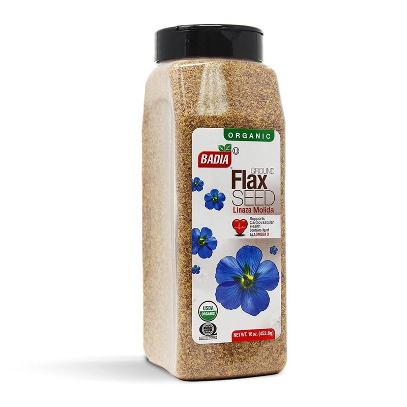 Badia Organic Ground Flax Seed, 16 Oz – Superfood High in 1 Pound (pack of 1)