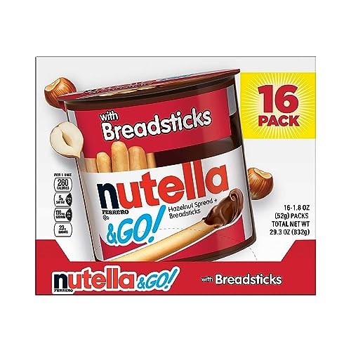 Nutella & Go Hazlenut Spread with Breadsticks Ferrero 16 Pack - 1.8 Ounce Each gallery