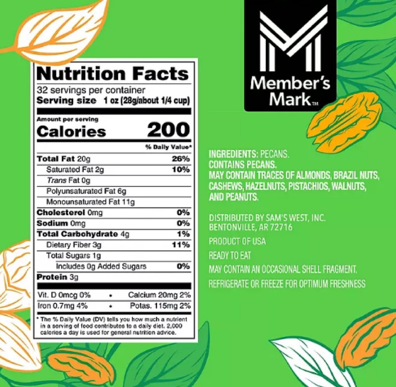 Member's Mark Natural Pecan Halves, 32 oz., 3 Packs gallery