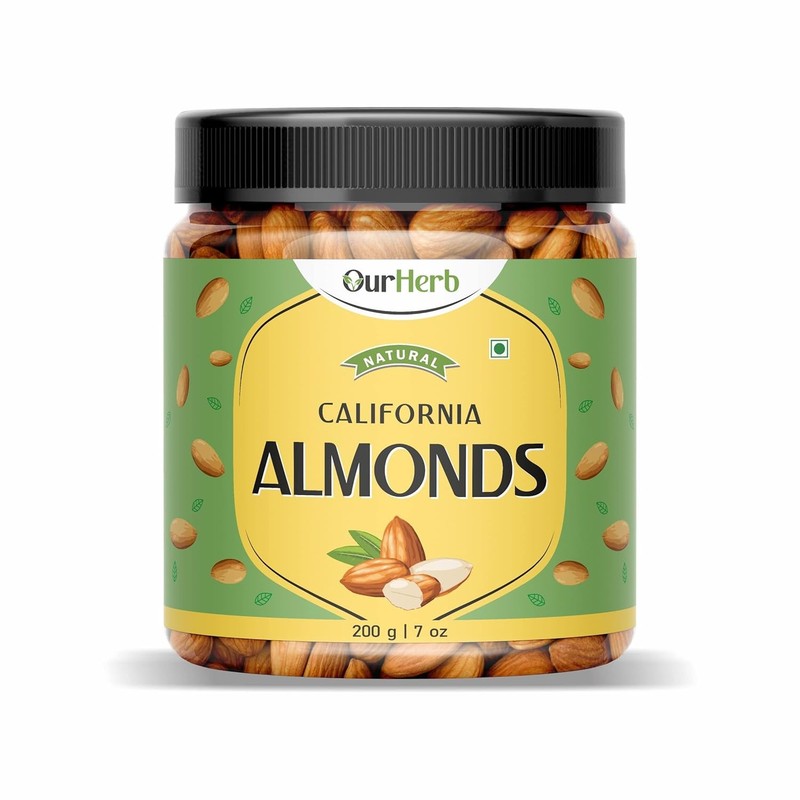 OurHerb California Almonds 200gm