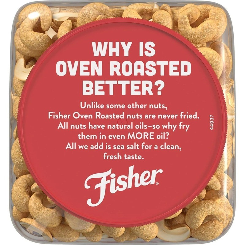Oven Roasted Whole Cashews No Salt Non GMO 24 oz Resealable Bag gallery