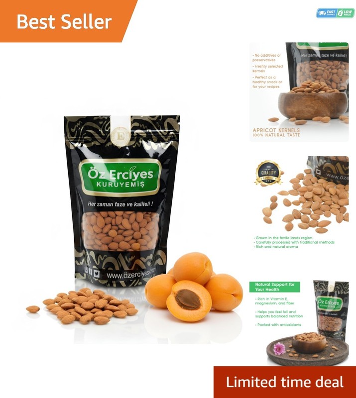 Organic Bitter Raw Apricot Kernels 8.8 Oz – Gluten-Free Superfood