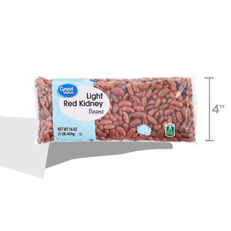 (8 pack) Great Value Light Red Kidney Beans, 1 lb..... gallery