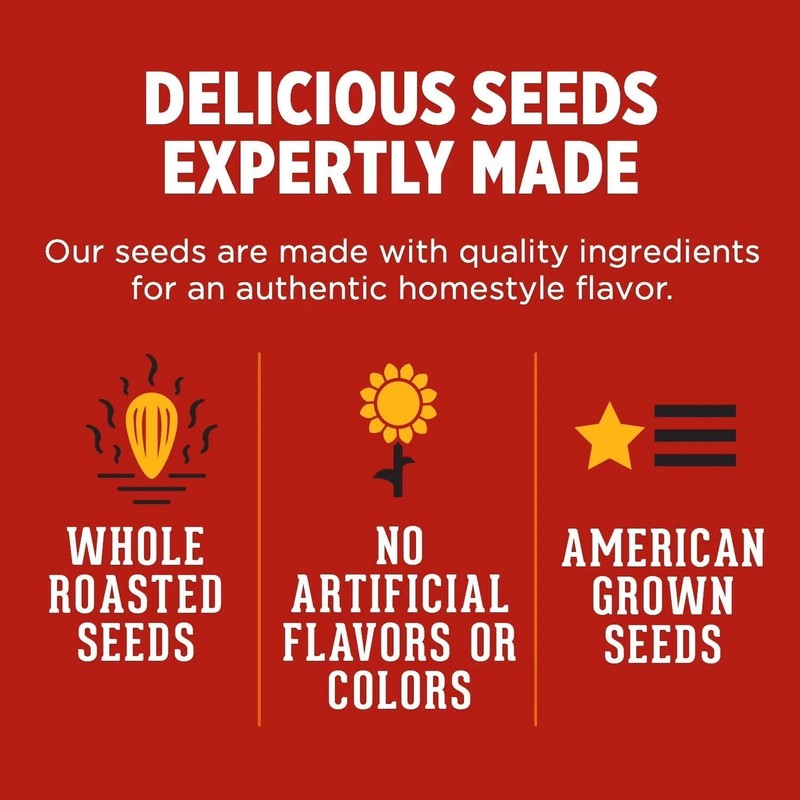 David Jumbo Sunflower Seeds Roasted & Salted 5.25 oz 12 Pack Snack Bulk gallery