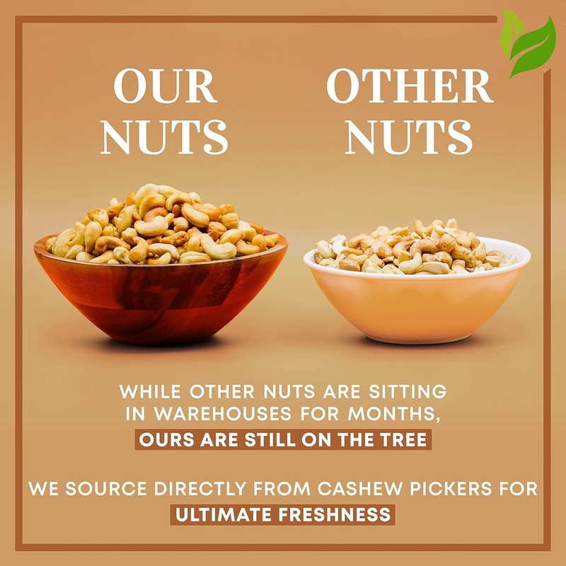 Clean Label Cashews | Natural Ingredients | Non-GMO - 1.5 lb gallery