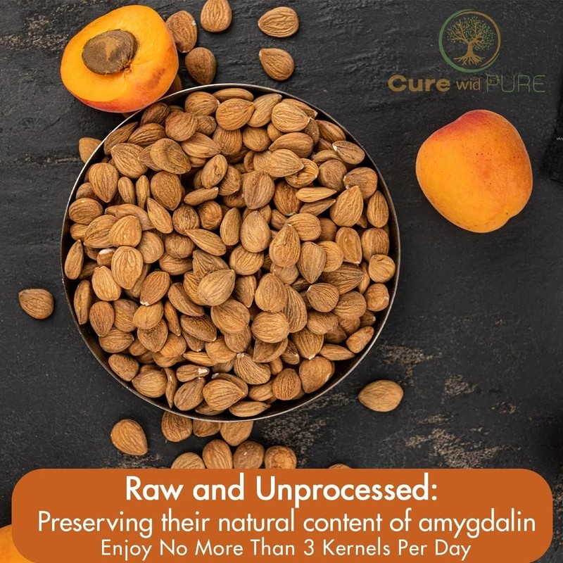 Organic Apricot Seeds 1lb - Raw, Gluten-Free, Non-GMO, Rich in Vitamin B17 gallery