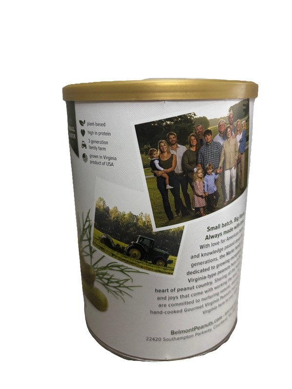 Belmont Dill Pickle Flavor Gourmet Virginia Peanuts (15 oz Tin) gallery