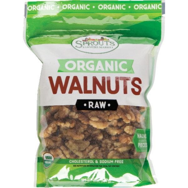 Sprouts Organic Raw Walnuts Pack of 2