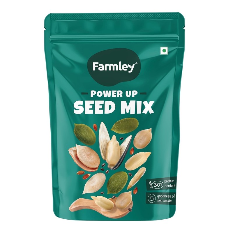 Farmley Seeds Mix 160g, Edible Seed, Healthy Diet Snacks, 100% Dietary fibre