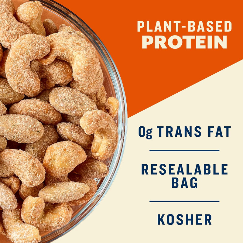Nut Duos, Flavored Nuts, Ranch Almonds & Buffalo Cashews 5Oz gallery