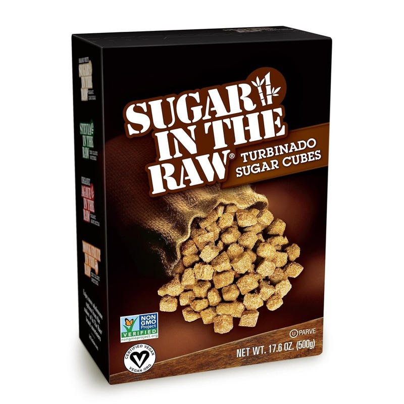 Sugar In The Raw Turbinado Sugar Cubes, 17.6 oz - Pure Non-GMO Kosher Vegan GF gallery