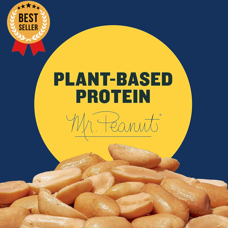 Salted Peanuts 2.19Lb Jar Roasted Snack Kosher Plant Protein Bulk Party Nuts gallery