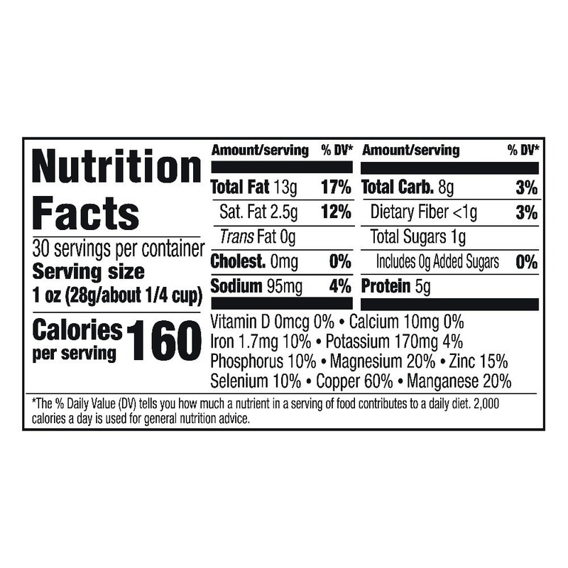 Premium Whole Cashews, 30 Ounce Bulk Size, Roasted & Salted Deluxe Nuts for gallery