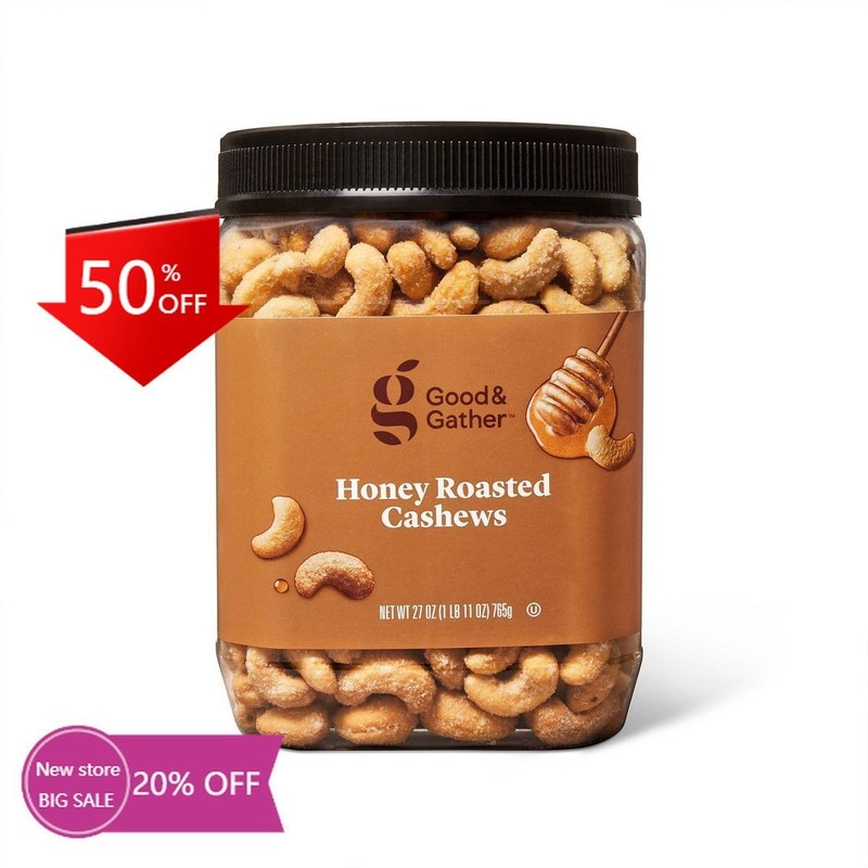 Honey Roasted Cashews - 27oz - Good & Gather™