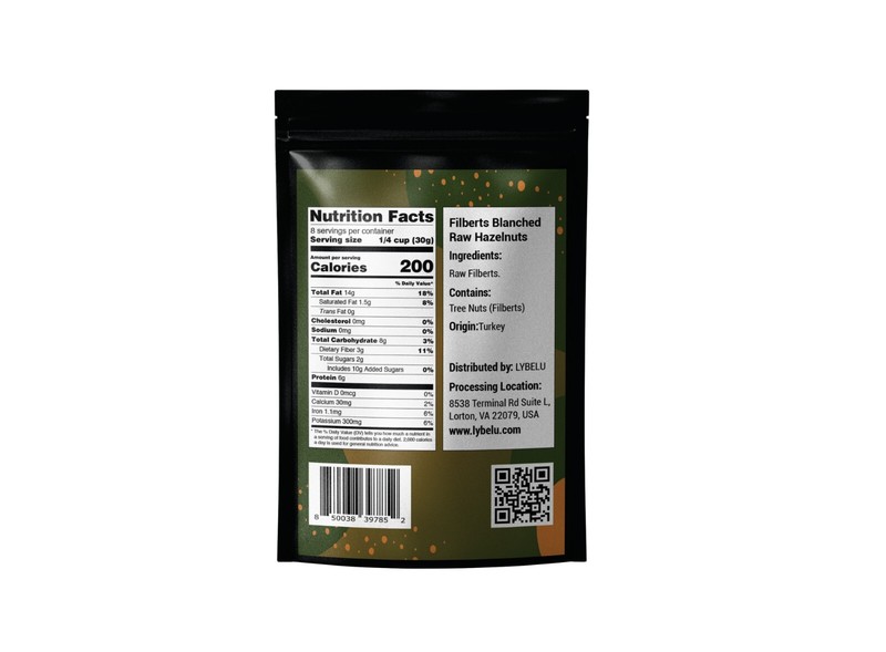 Filberts Blanched Raw (Hazelnuts) – 4oz gallery
