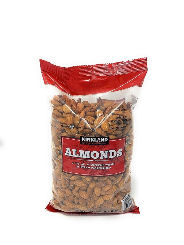 Kirkland Signature Nuts, Almonds, 48 Ounce gallery