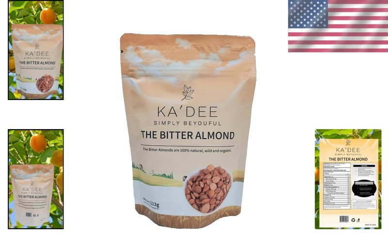 Organic Bitter Apricot Seeds Wholesome Natural Gluten-Free 4 Ounce Bag gallery