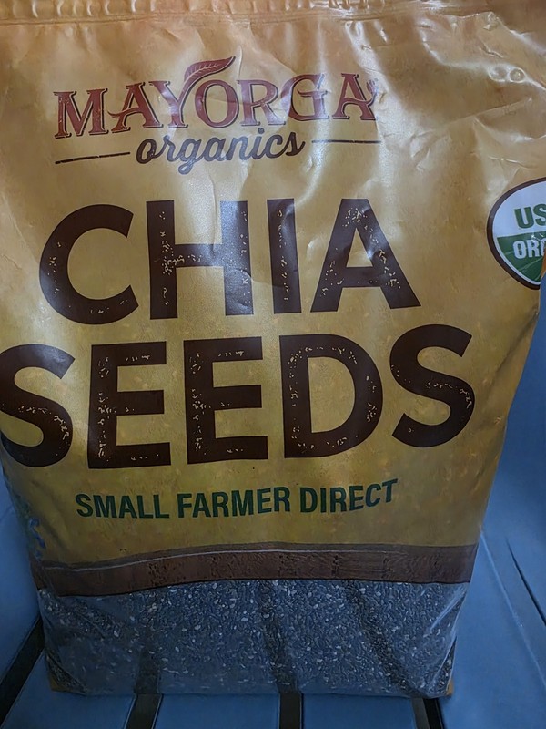 Mayorga Organics Organic Chia Seeds 3 Lbs EXP 12/2026