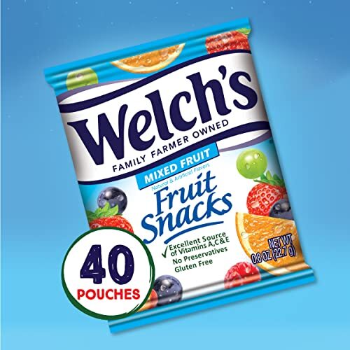 Fruit Snacks, Mixed Fruit,Valentines Day Gifts,Gluten Free,0.8 oz (Pack of 40) gallery