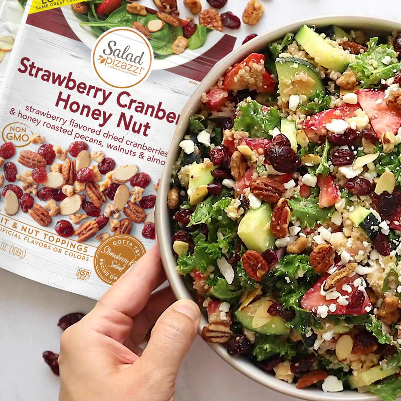 Dried Strawberry Flavored Cranberries & Honey Roasted Pecans, Walnuts & Almonds gallery