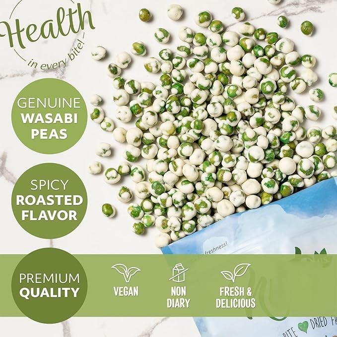 NUTS U.S. - Wasabi Coated Green Peas | | Quality | Crunchy & Spicy Roasted ... gallery