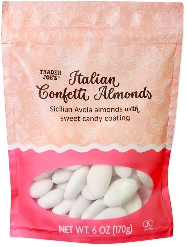 Trader Joe's 6 oz. ITALIAN CONFETTI ALMONDS w/ Sweet Candy Coating * BB 7/2026 *